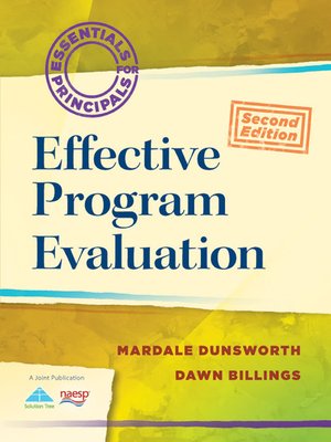 cover image of Effective Program Evaluation